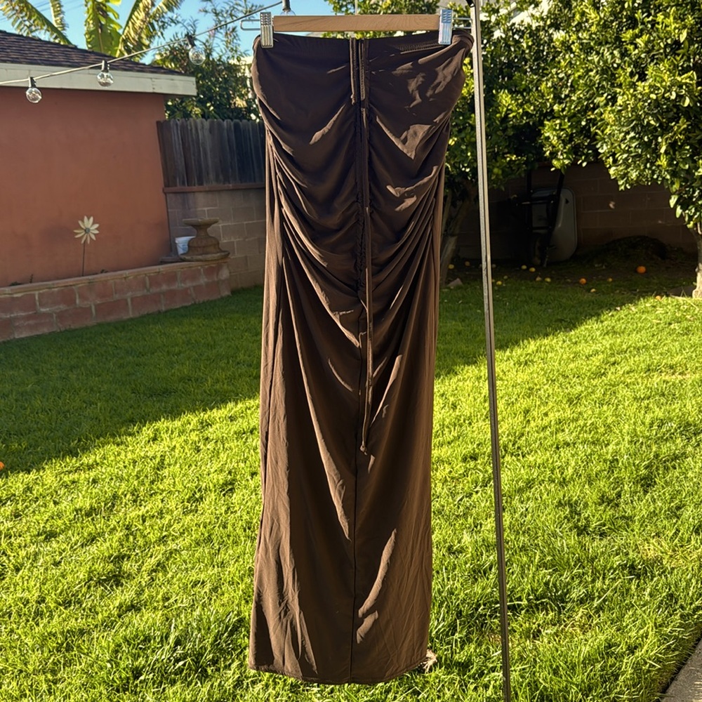 Brown Women’s slim fit dress